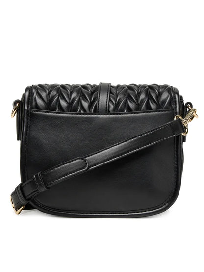 Borsa Valentino Fania Re con tracolla e pattina Nera