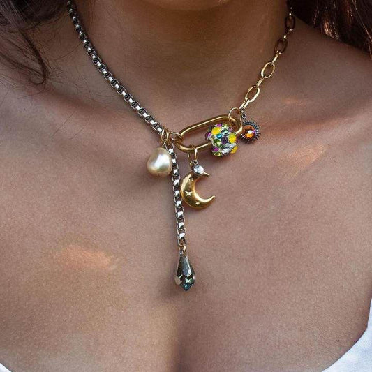 Collana Sole Luna Stelle