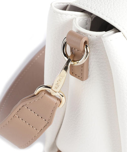 Borsa Alexia Valentino bianco cuoio con pattina