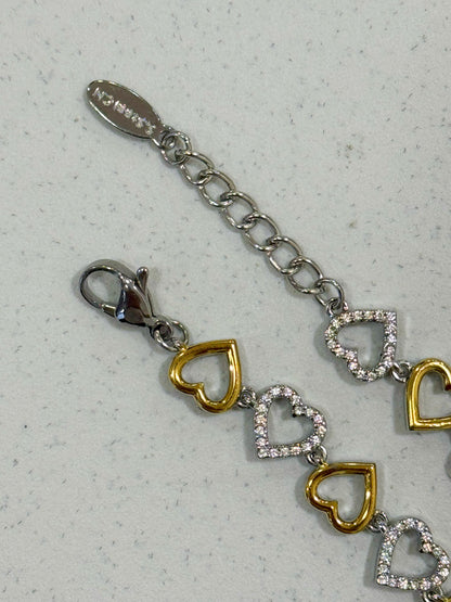 Bracciale cuori aperti