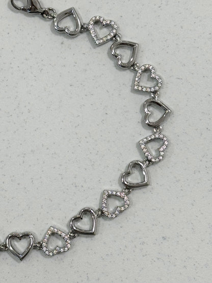 Bracciale cuori aperti