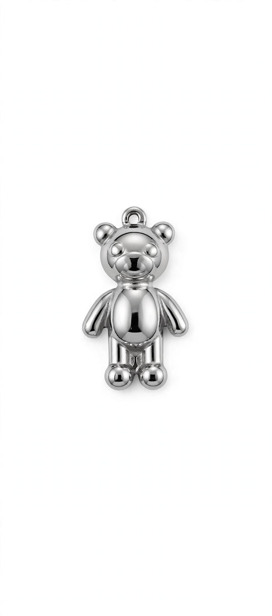 Orso silver in piedi acciaio inox h 2,5 l 1,3
