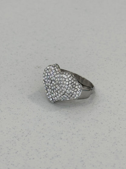 Anello Cuore Pave