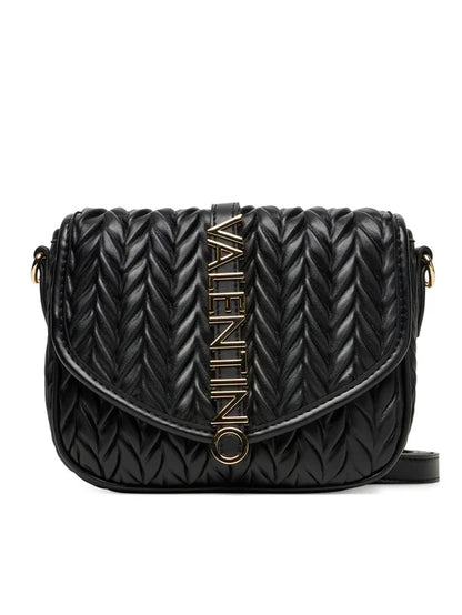 Borsa Valentino Fania Re con tracolla e pattina Nera