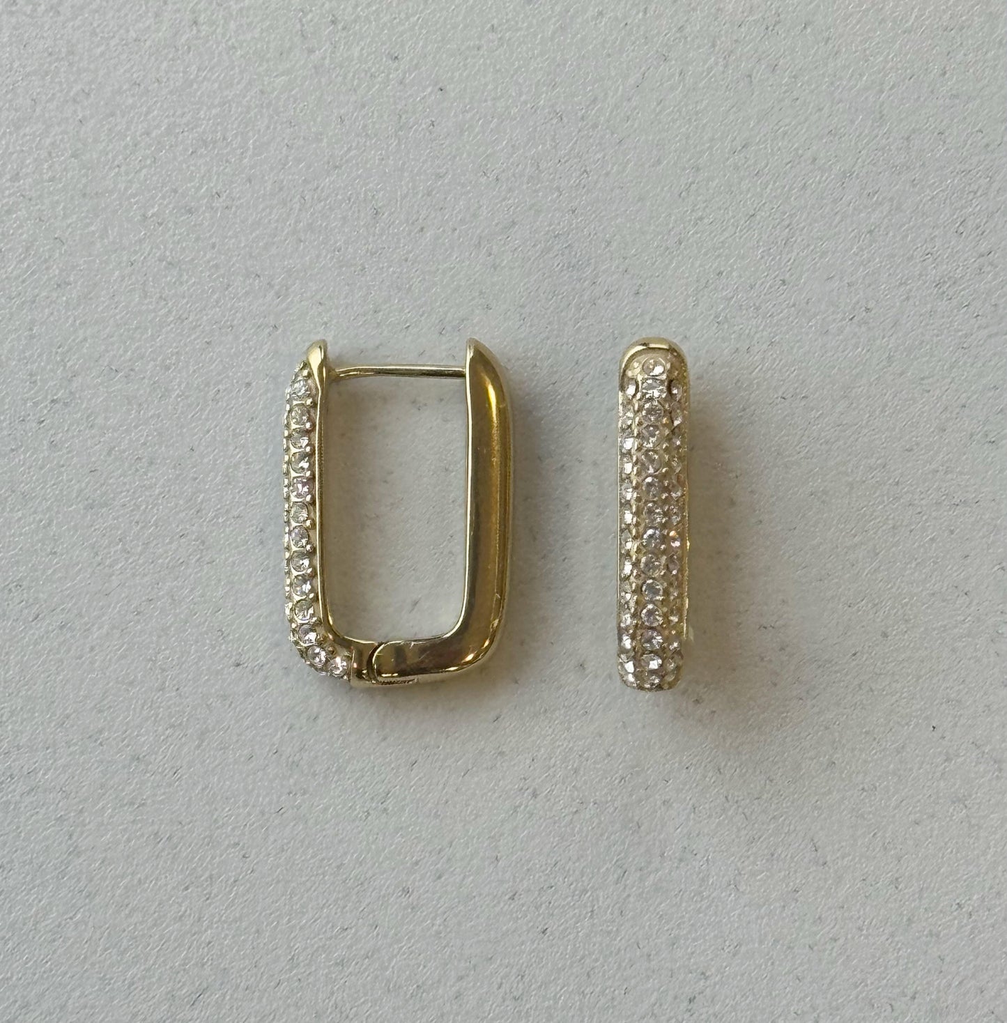 Orecchini Hoop Square Lux