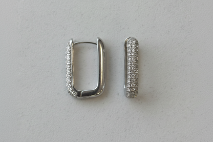 Orecchini Hoop Square Lux