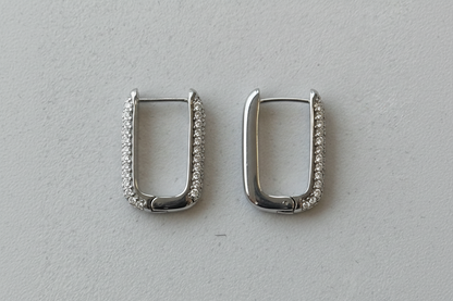 Orecchini Hoop Square Lux
